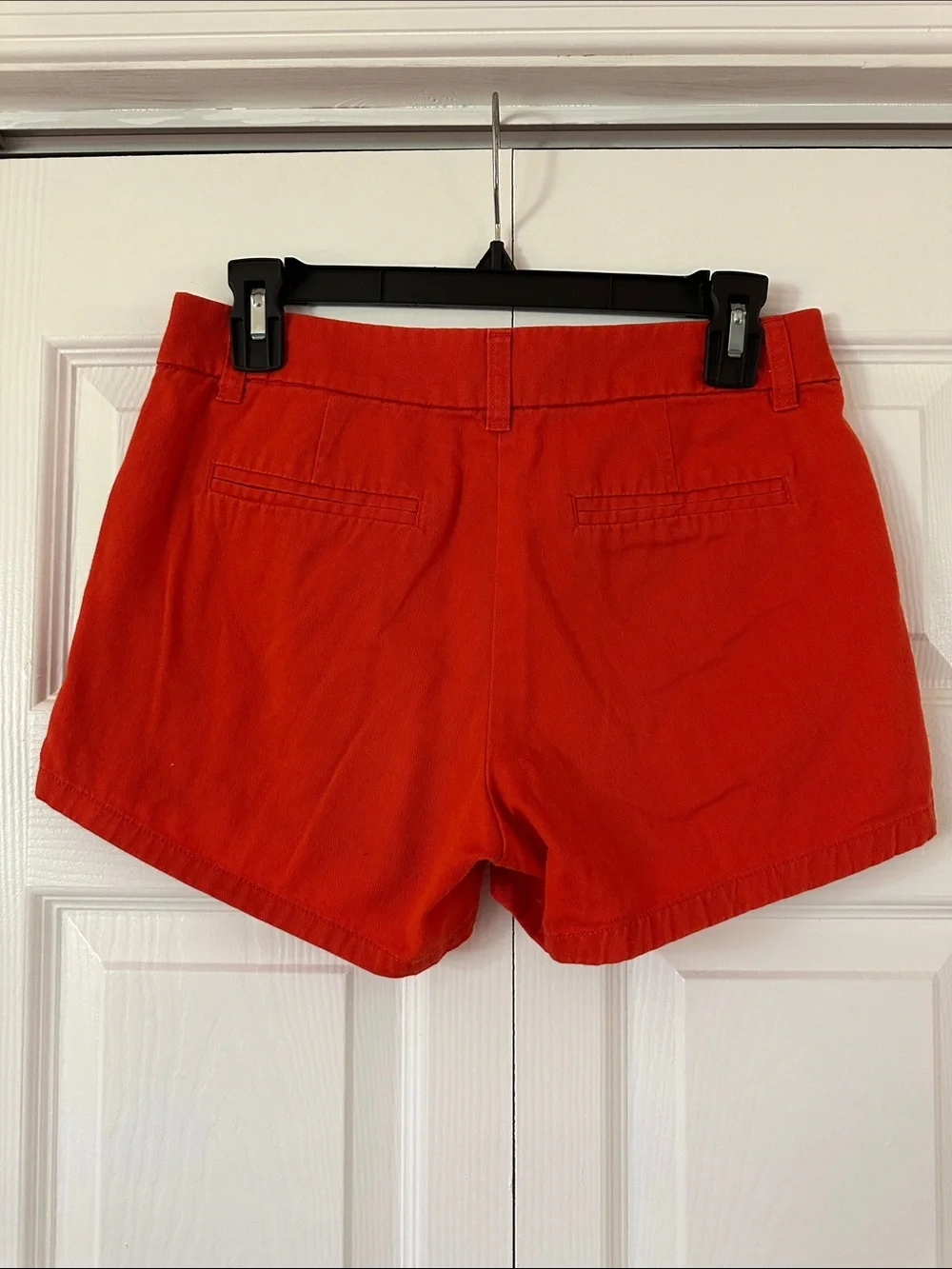 J. Crew Women's Orange Cotton Casual Shorts